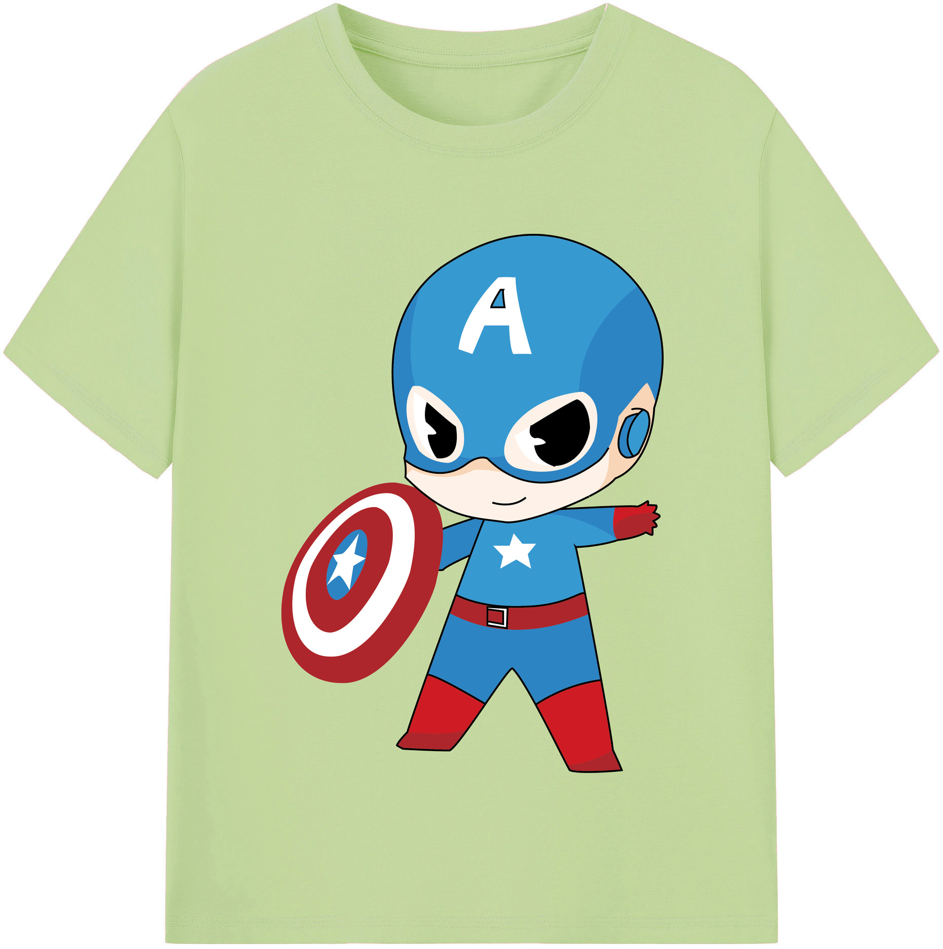 （画像用） アベンジャーズ The Avengers 綿100％半袖Tシャツ（フロントプリント）